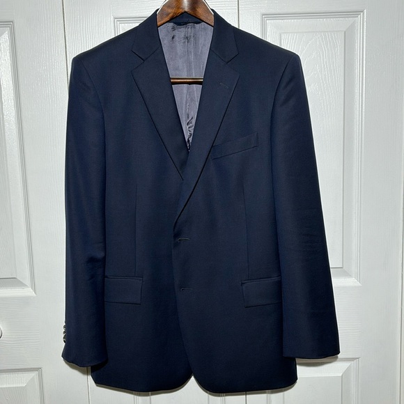Brooks Brothers Regent Fit Navy Blue Blazer 43R - Picture 1 of 6